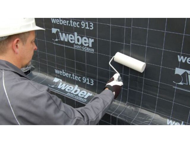 Kellerabdichtung mit kaltselbstklebenden Bitumendichtungsbahnen (KSK